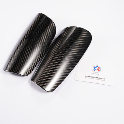 Karbon Fiber Mini Shin Pads Olahraga Sepak Bola Pads Sepak Bola Shin Guard