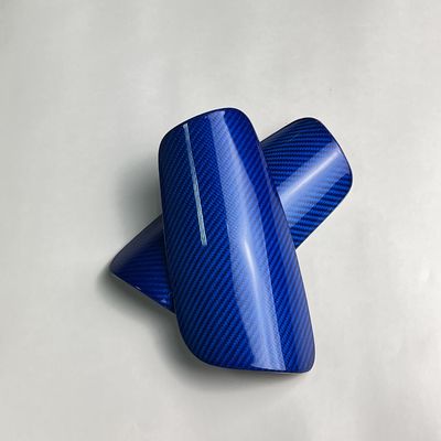 Karbon Serat Sepak Bola Kaki Penjaga Brace Dukungan Kalung Pad Kompresi Sepak Bola Shin Sponge Brace