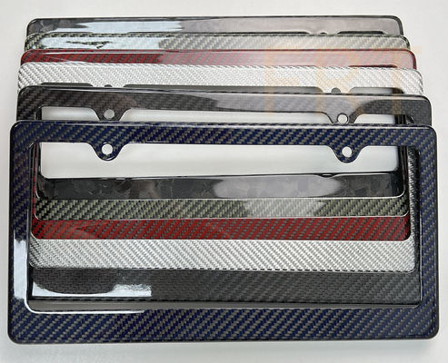 3K Twill Karbon Fiber Mobil Karbon Fiber Plat Pemegang Lisensi Karbon Fiber Plat Nomor
