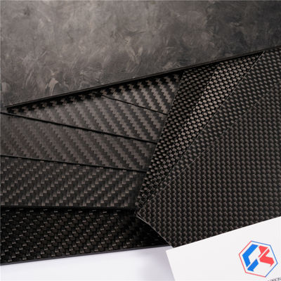 Lembaran Karbon Fiber Solid Lancip Biru Hitam 6.0mm 8.0mm 10.0mm