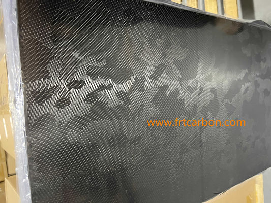Lembaran Karbon Fiber Solid Lancip Biru Hitam 6.0mm 8.0mm 10.0mm
