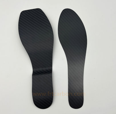 Custom Soccer Carbon Fiber Insoles 3k Twill Matte Carbon Fiber Plate 1.0mm 0.8mm