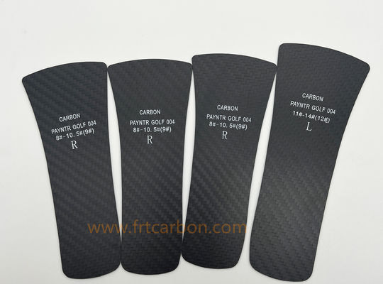 Custom Soccer Carbon Fiber Insoles 3k Twill Matte Carbon Fiber Plate 1.0mm 0.8mm