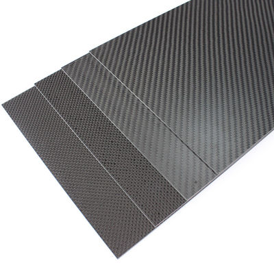 Ketebalan 10mm 5mm 3mm Plat Serat Karbon 3k Twill Weave Untuk Rc Helikopter Quadcopter Multicopter