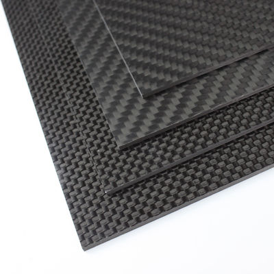 Ketebalan 10mm 5mm 3mm Plat Serat Karbon 3k Twill Weave Untuk Rc Helikopter Quadcopter Multicopter