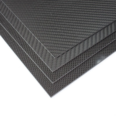 Ketebalan 10mm 5mm 3mm Plat Serat Karbon 3k Twill Weave Untuk Rc Helikopter Quadcopter Multicopter