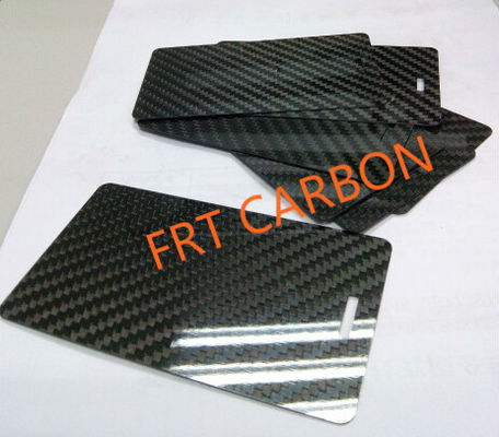 Custom Cnc Cutting Carbon Fiber Sheet 0.25mm 0.5mm 1mm 56mm 78mm Untuk Kartu Nama Kartu Bisnis Bagasi Tag