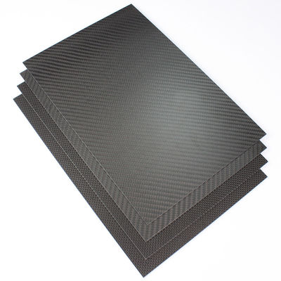 Lembar Panel Serat Karbon 1mm 1.5mm 2mm 2.5mm 3mm Untuk Cnc