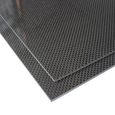 Lembar Panel Serat Karbon 1mm 1.5mm 2mm 2.5mm 3mm Untuk Cnc