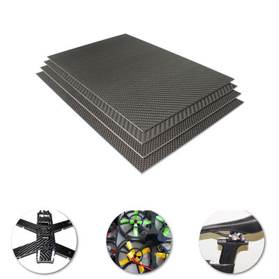 1mm 2mm 2.5mm 3mm 4mm 5mm 6mm 100 Carbon Fiber Sheet Laminated Twill Weave