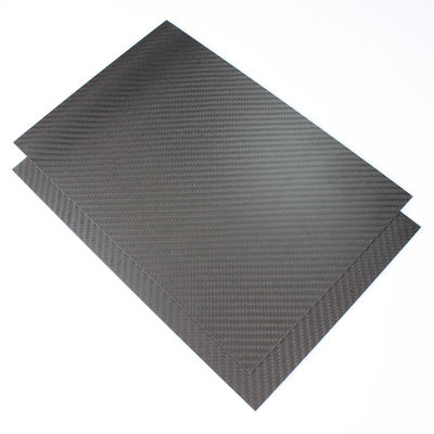 Lembar serat karbon 4mm untuk mobil balap rc 0,5mm cfrp plat 200x300mm