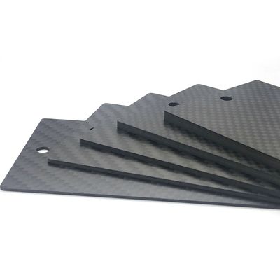 Lembar Serat Karbon Rc Kekuatan Tinggi 200x300mm 0.5mm 5mm 4mm 3mm Plat Serat Karbon
