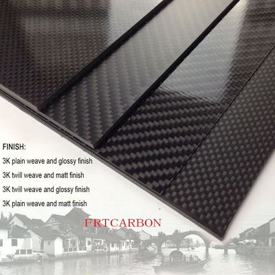 kualitas tinggi lempeng lembaran serat karbon 1mm 1.5mm 2.5mm 3mm lempeng lempeng serat karbon produsen untuk promosi
