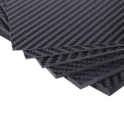 kualitas tinggi lempeng lembaran serat karbon 1mm 1.5mm 2.5mm 3mm lempeng lempeng serat karbon produsen untuk promosi