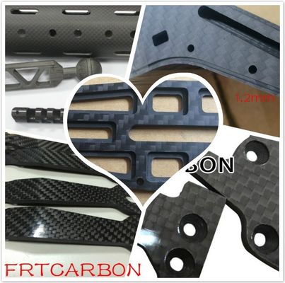 Fiber Carbon Sheet Cnc Carbon Fiber Cutting Service Untuk Carbon Drone Frame Rc Mobil