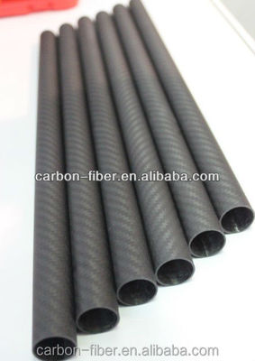 1 14 &quot; 1 Inch Carbon Fiber Fabric Tube Custom 3K FRT