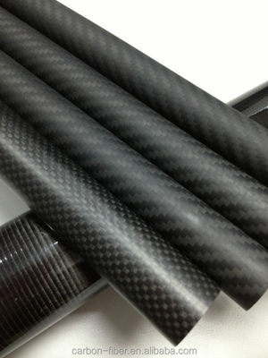 1 14 &quot; 1 Inch Carbon Fiber Fabric Tube Custom 3K FRT