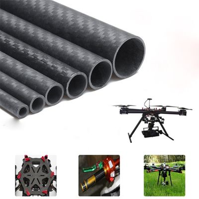 8mm 10mm Carbon Fiber Square Pipe Carbon Fiber Rectangular Tube Grosir