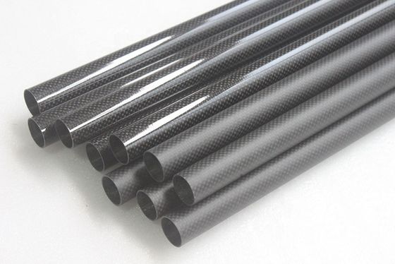 Tabung Teleskop Serat Karbon Kekuatan Tinggi Tabung Serat Karbon Pole Pipe Frt