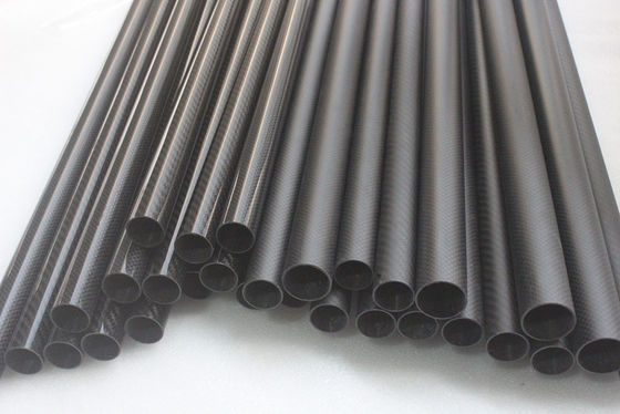 Tabung Teleskop Serat Karbon Kekuatan Tinggi Tabung Serat Karbon Pole Pipe Frt