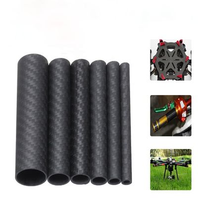 3 4 &quot; 3 8 &quot; 3k Carbon Fiber Tube 10mm 12mm 15mm 18mm 22mm 30mm 40mm 50mm