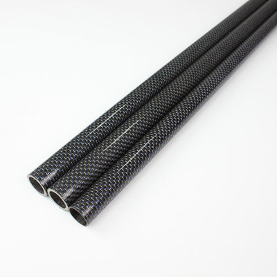 3mm 4mm 5mm Carbon Fiber Tube Pole Vault Pole Untuk Kerangka Sepeda Karbon 30x28x1000mm