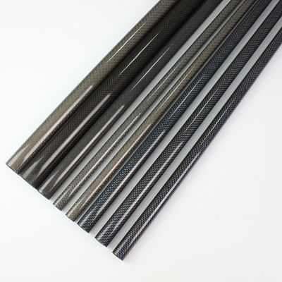 3mm 4mm 5mm Carbon Fiber Tube Pole Vault Pole Untuk Kerangka Sepeda Karbon 30x28x1000mm