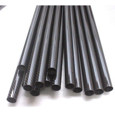 3mm 4mm 5mm Carbon Fiber Tube Pole Vault Pole Untuk Kerangka Sepeda Karbon 30x28x1000mm