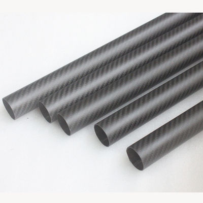 3mm 4mm 5mm Carbon Fiber Tube Pole Vault Pole Untuk Kerangka Sepeda Karbon 30x28x1000mm