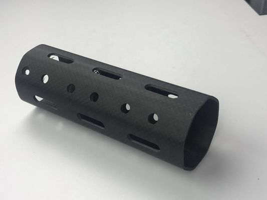 1 inci 1 2 inci Karbon Fiber Square Tube Modulus Tinggi 3k 50mm