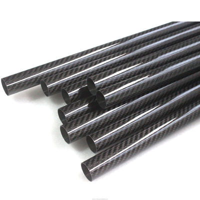 1 inci 1 2 inci Karbon Fiber Square Tube Modulus Tinggi 3k 50mm