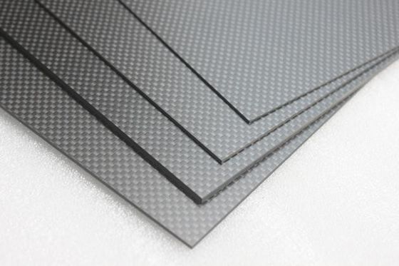 500mm X500mm Matte Plain 3K Carbon Fiber Plate Panel Sheet untuk Quad Frame