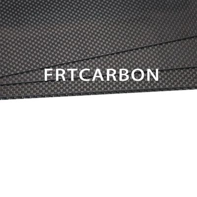 Penjualan Terlaris Papan Serat Karbon Matte Polos 500*1000Mm 3K