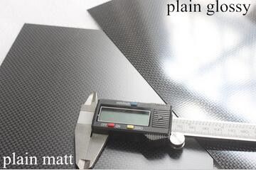 Berat Ringan dan Kekuatan Tinggi 600*600mm 3K Plain Matte Carbon Fiber Sheet