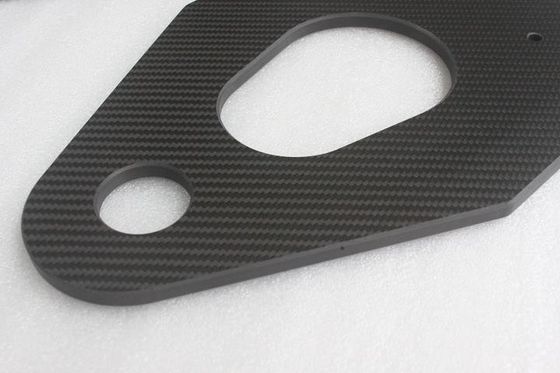 Fiber Carbon Cnc Service Carbon Fiber Plate CNC Machining Parts Untuk Frame Copter/FPV