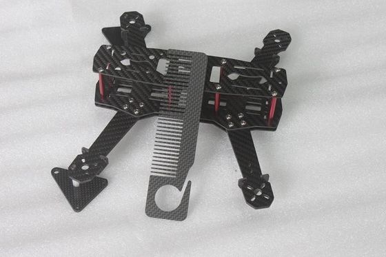 Fiber Carbon Cnc Service Carbon Fiber Plate CNC Machining Parts Untuk Frame Copter/FPV