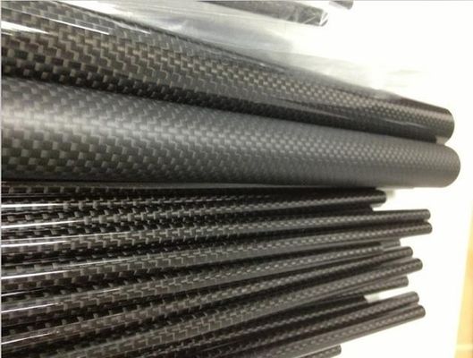 Berat Rendah Tabung Serat Karbon OD Kecil Bulat 6mm 7mm 8mm 10mm 12mm 13mm