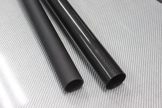 Kecil OD Bulat Komposit Carbon Fiber Tube Booms 9mm 10mm 11mm 12mm 14mm 15mm 16mm