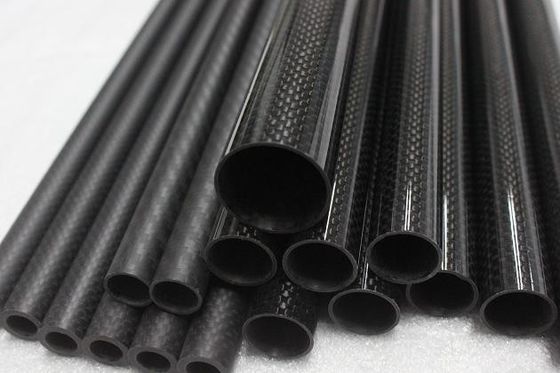 Medium size OD Bentuk tabung struktural serat karbon bulat 13mm 14mm 15mm 16mm 18mm 19mm