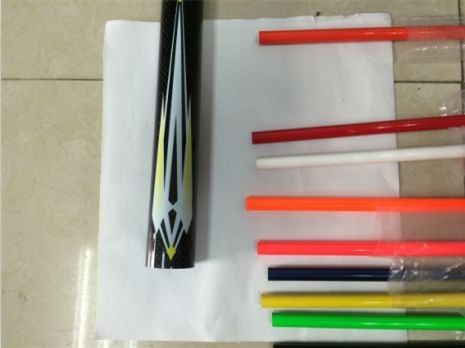 5 16 &quot; 5 8 &quot; 7 8 &quot; Merah Putih Biru Kuning Karbon Serat Sepeda Tabung FRT
