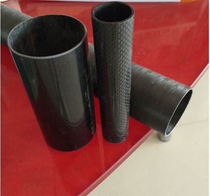 1.5&quot; 1 2&quot; ID/OD Sesuai dengan suhu tinggi tabung serat karbon 1000mm 500mm 330mm panjang