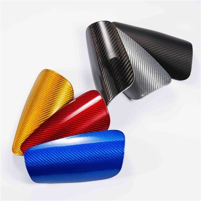 3K Dipalsukan Warna Serat Karbon Sepak Bola Shin Pads Perlindungan Kaki Dengan EVA Soft Foam Protector Untuk Anak-anak